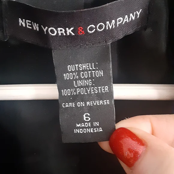 Women's Black Felt Blazer - Picture 7 of 9